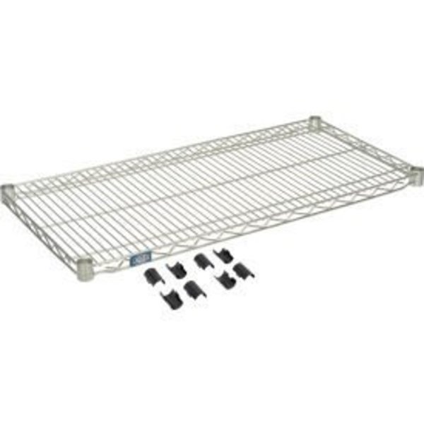 Global Equipment Nexel    S1836Z Poly-Z-Brite    Wire Shelf 36"W x 18"D 189375